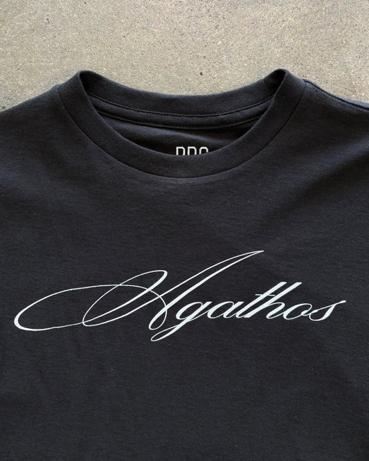 Agathos Script baby tee