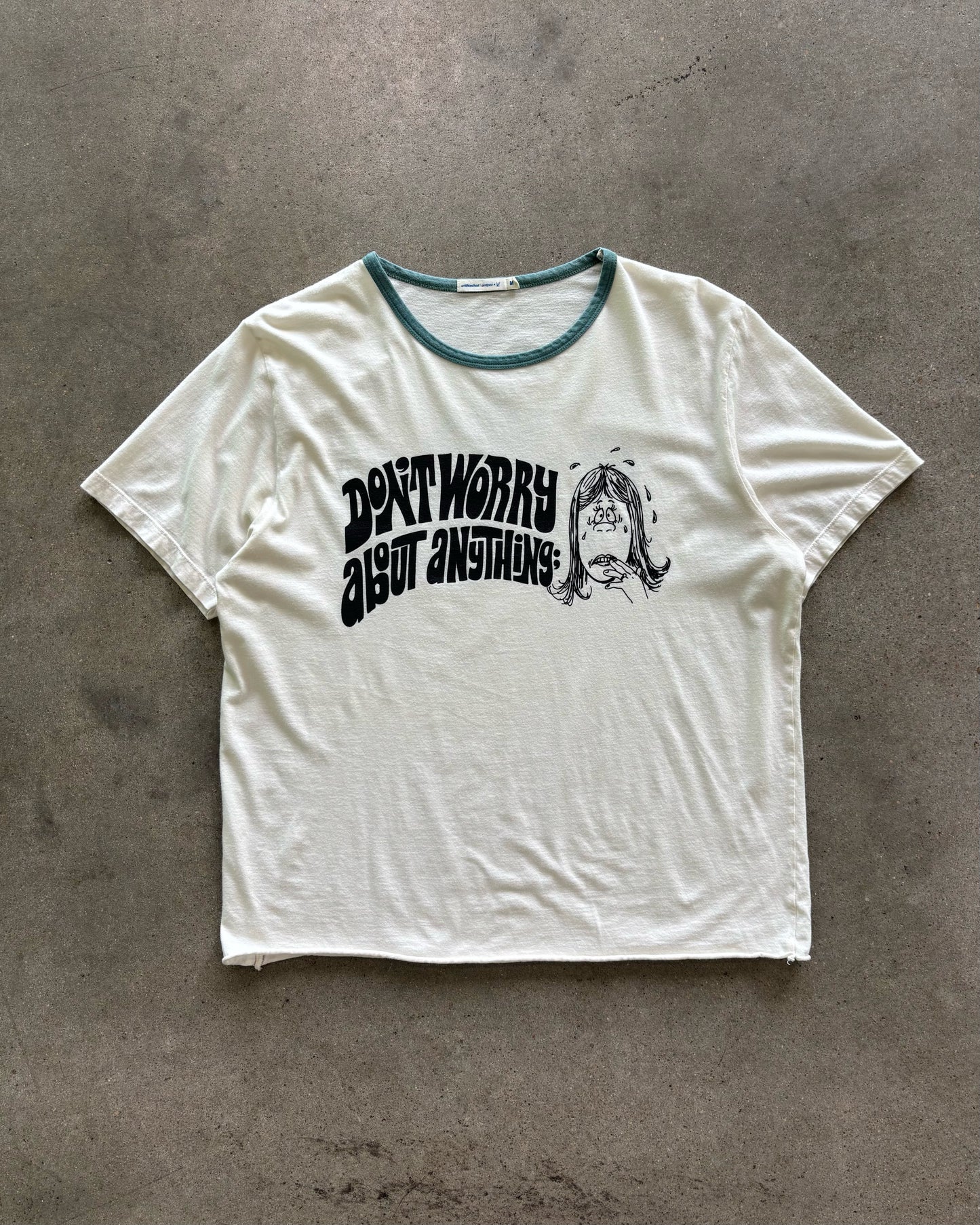 Don’t Worry ringer tee - M